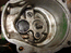 Вид на картер сцепления (стопорное кольцо)